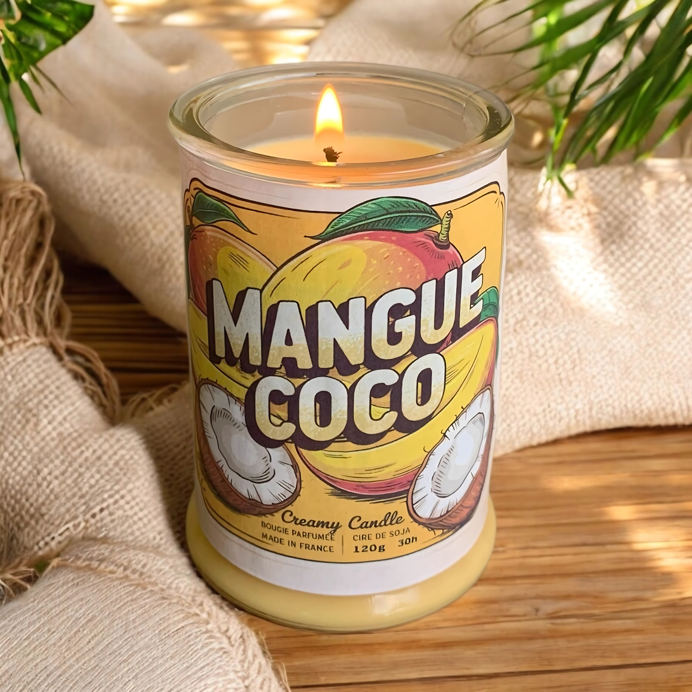 Bougie Parfumée - Mangue Coco