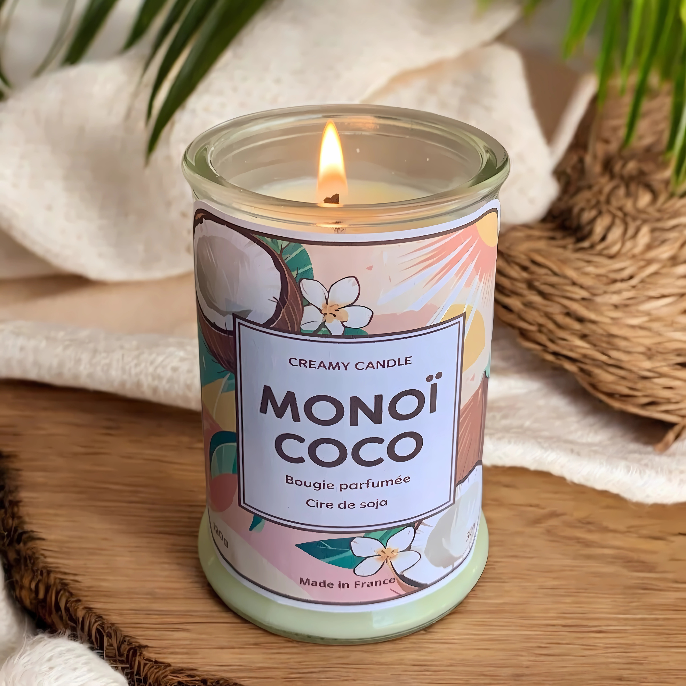 Bougie Parfumée - Monoï Coco