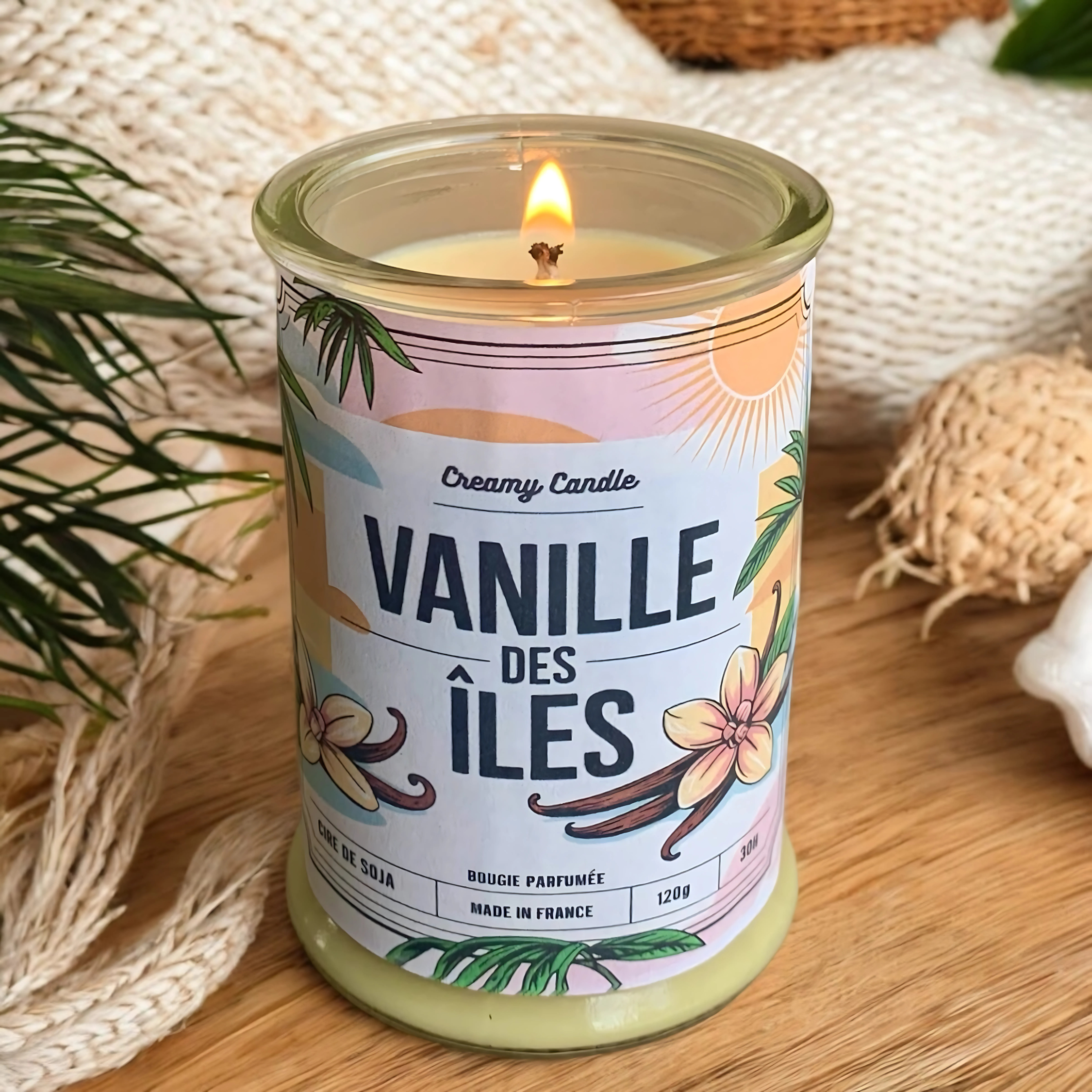 Bougie Parfumée - Vanille des Îles