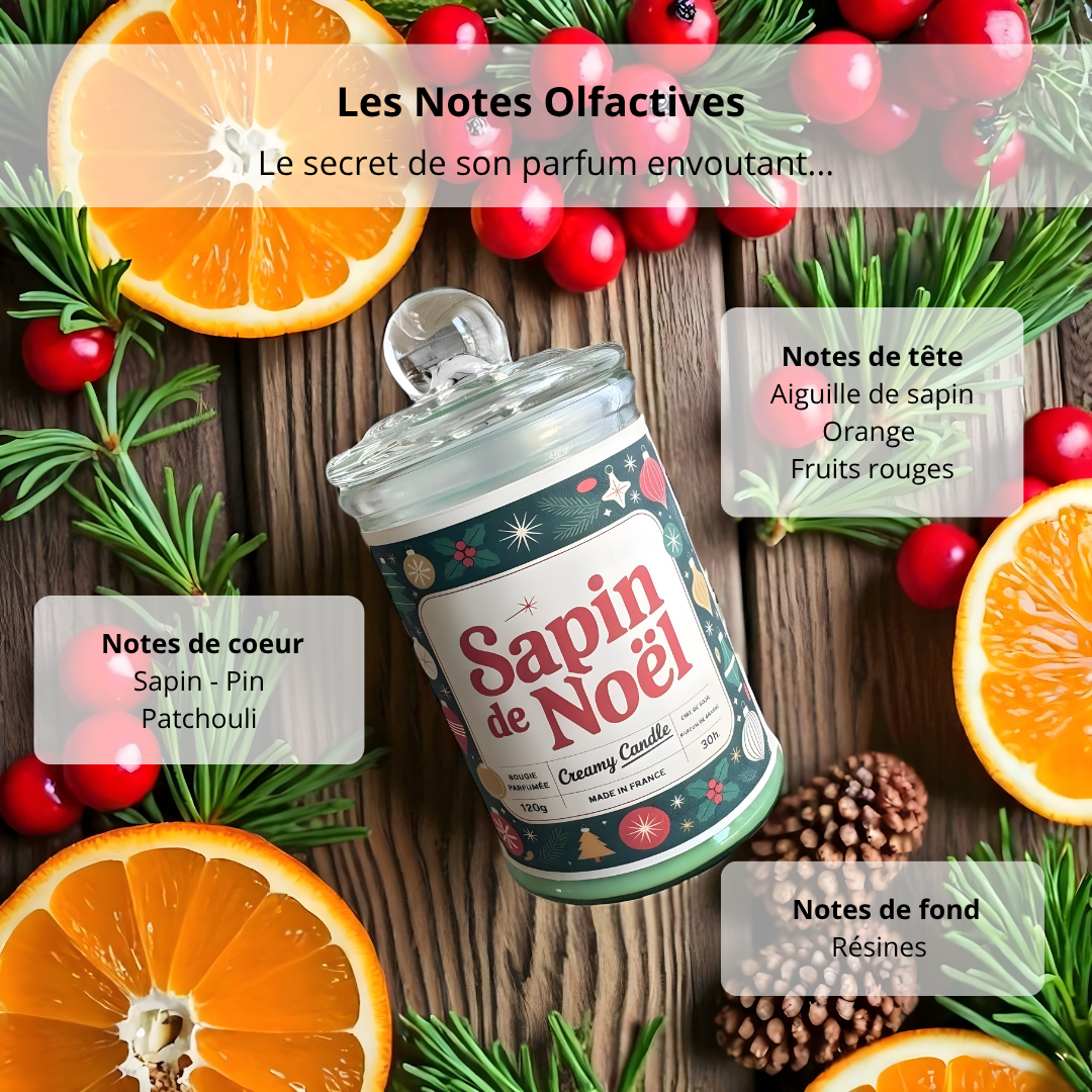 Bougie Parfumée - Sapin de Noël