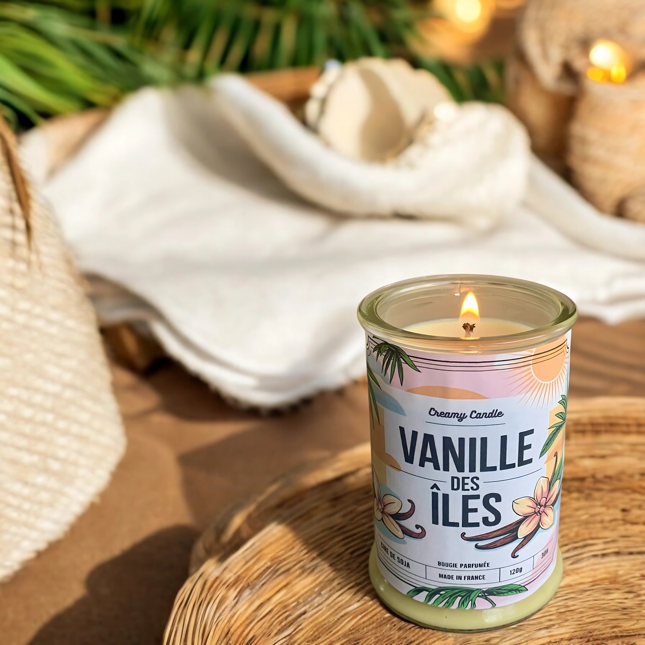 Bougie Parfumée - Vanille des Îles
