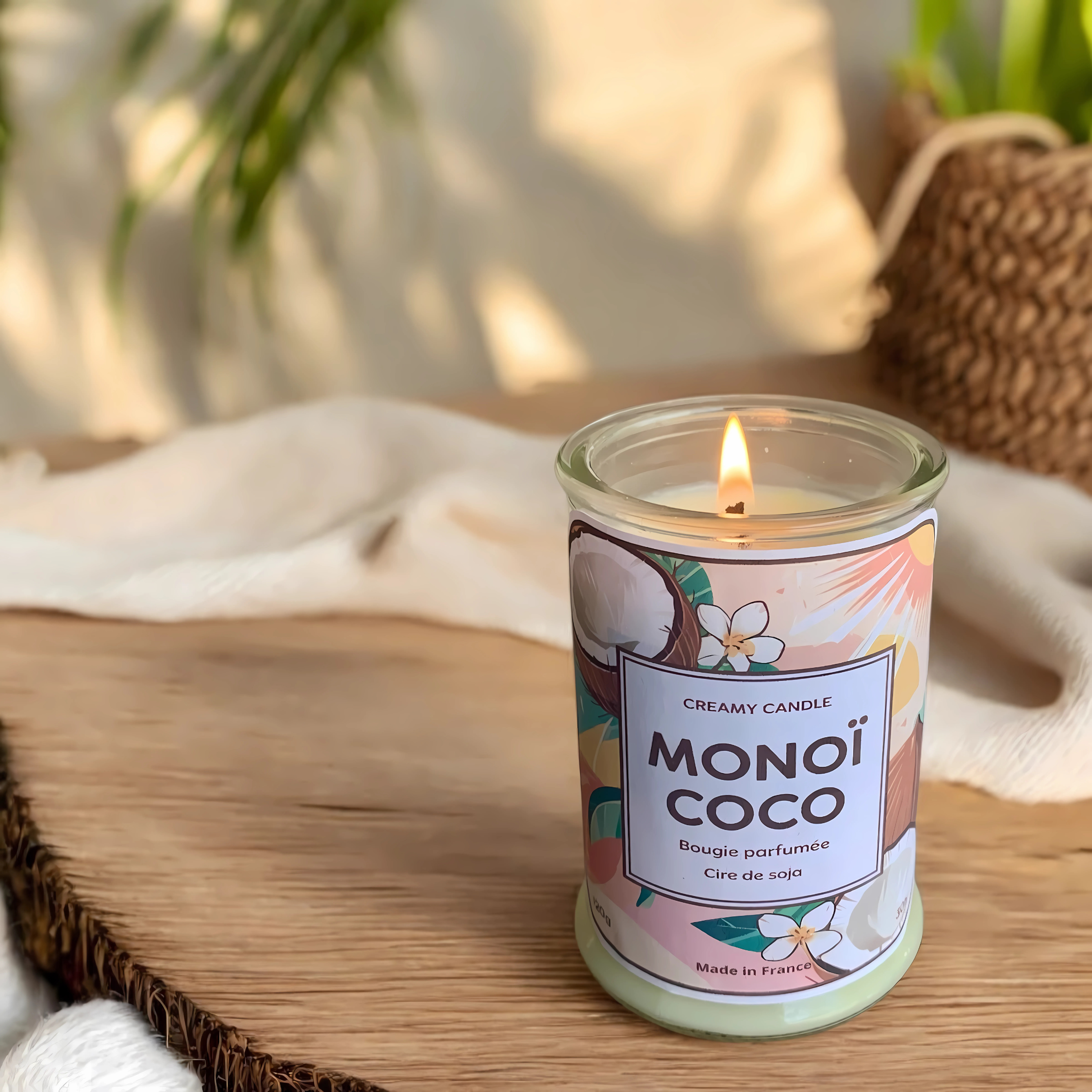 Bougie Parfumée - Monoï Coco
