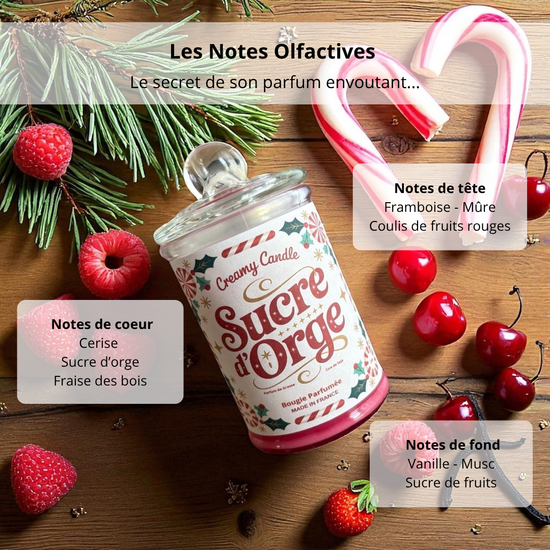 Bougie Parfumée - Sucre d'Orge