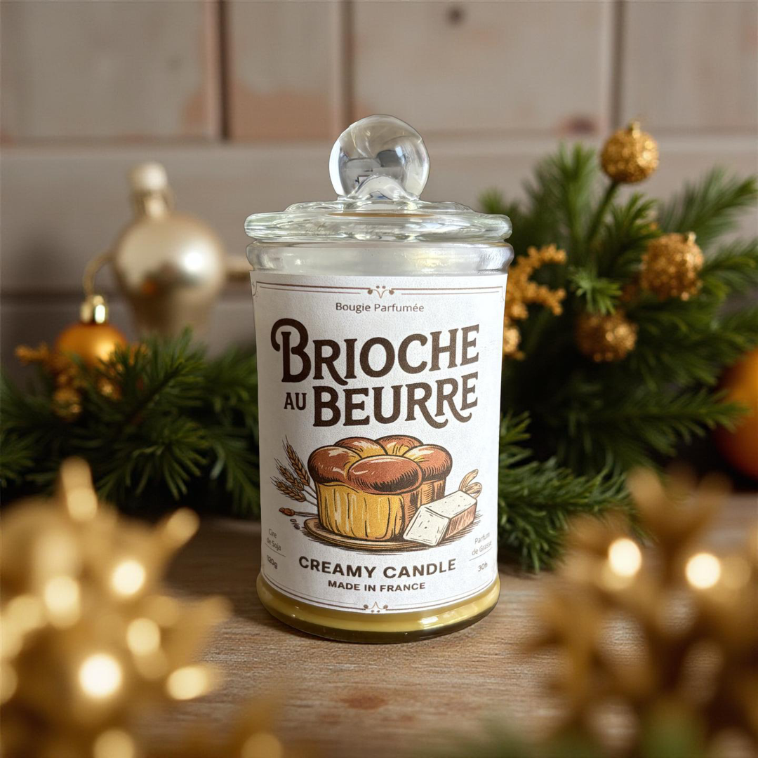 Bougie Parfumée - Brioche au Beurre