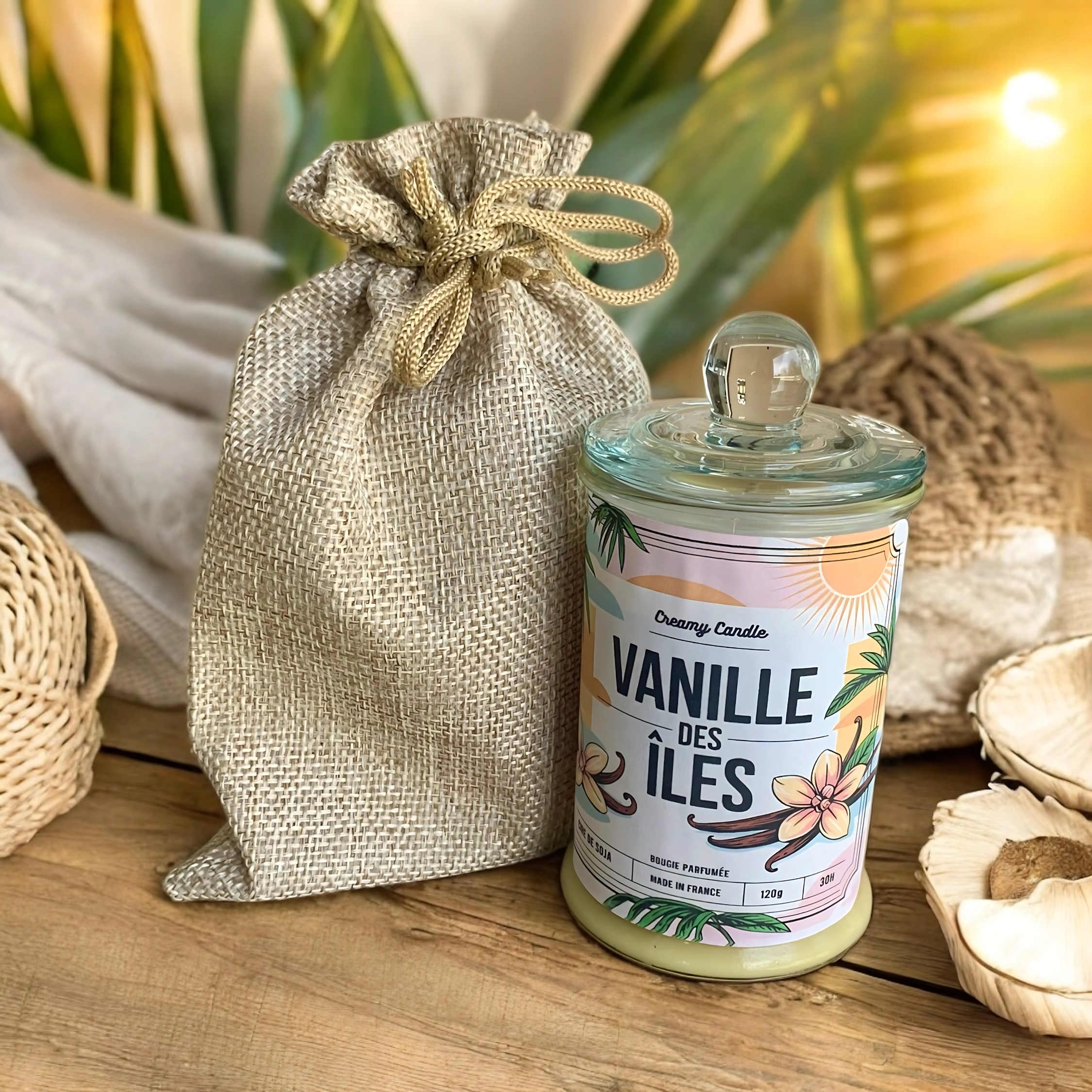 Bougie Parfumée - Vanille des Îles