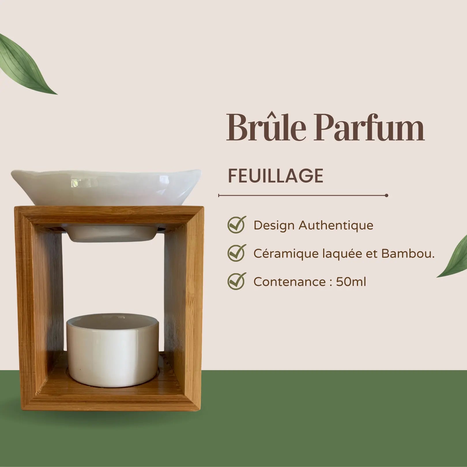 Brûle Parfum "Feuillage" Creamy Candle