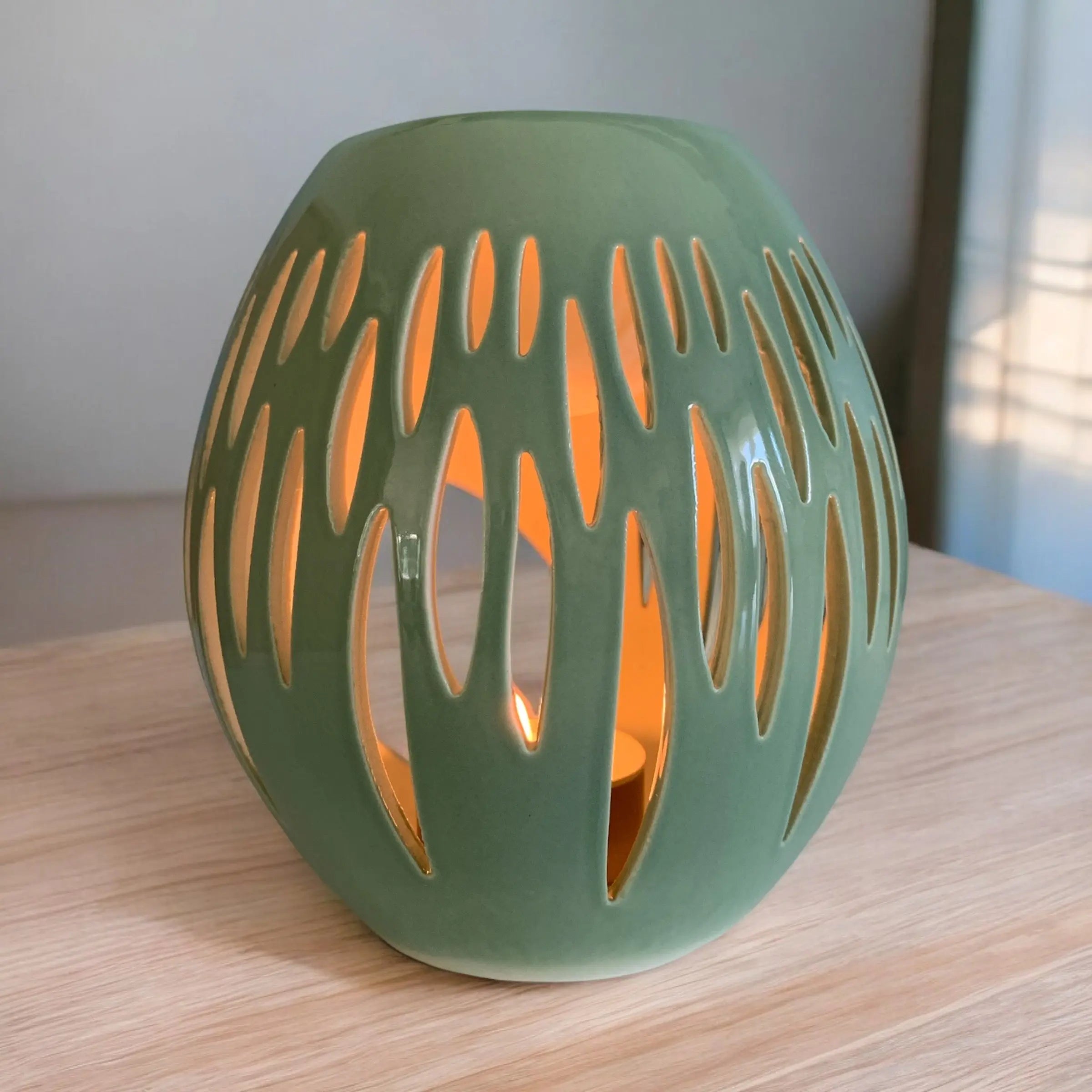 Brûle Parfum "Ovali" Olive Creamy Candle