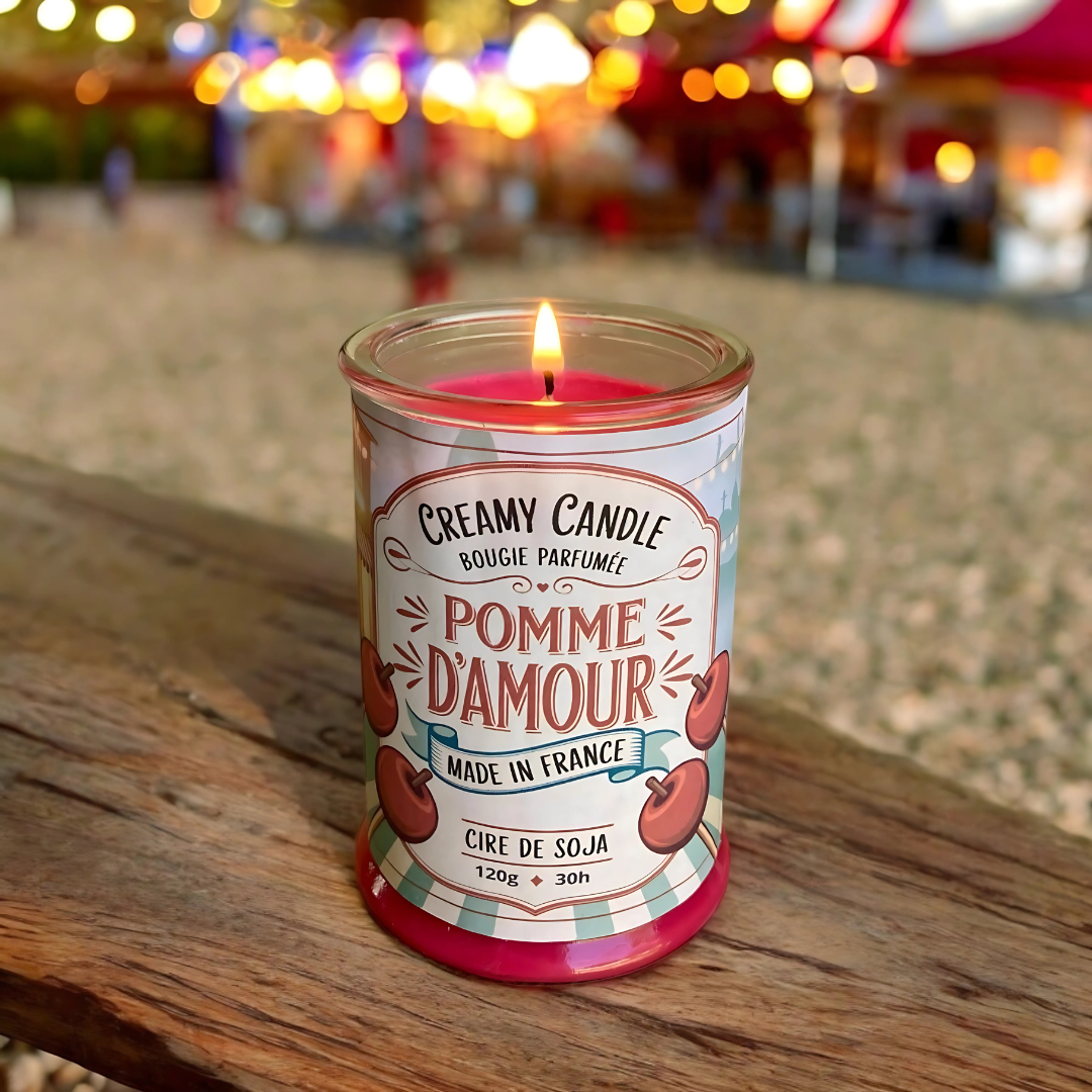 Bougie Parfumée - Pomme d'Amour
