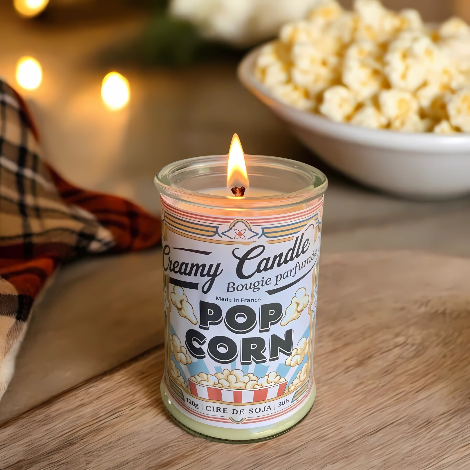 Bougie Parfumée - Pop Corn
