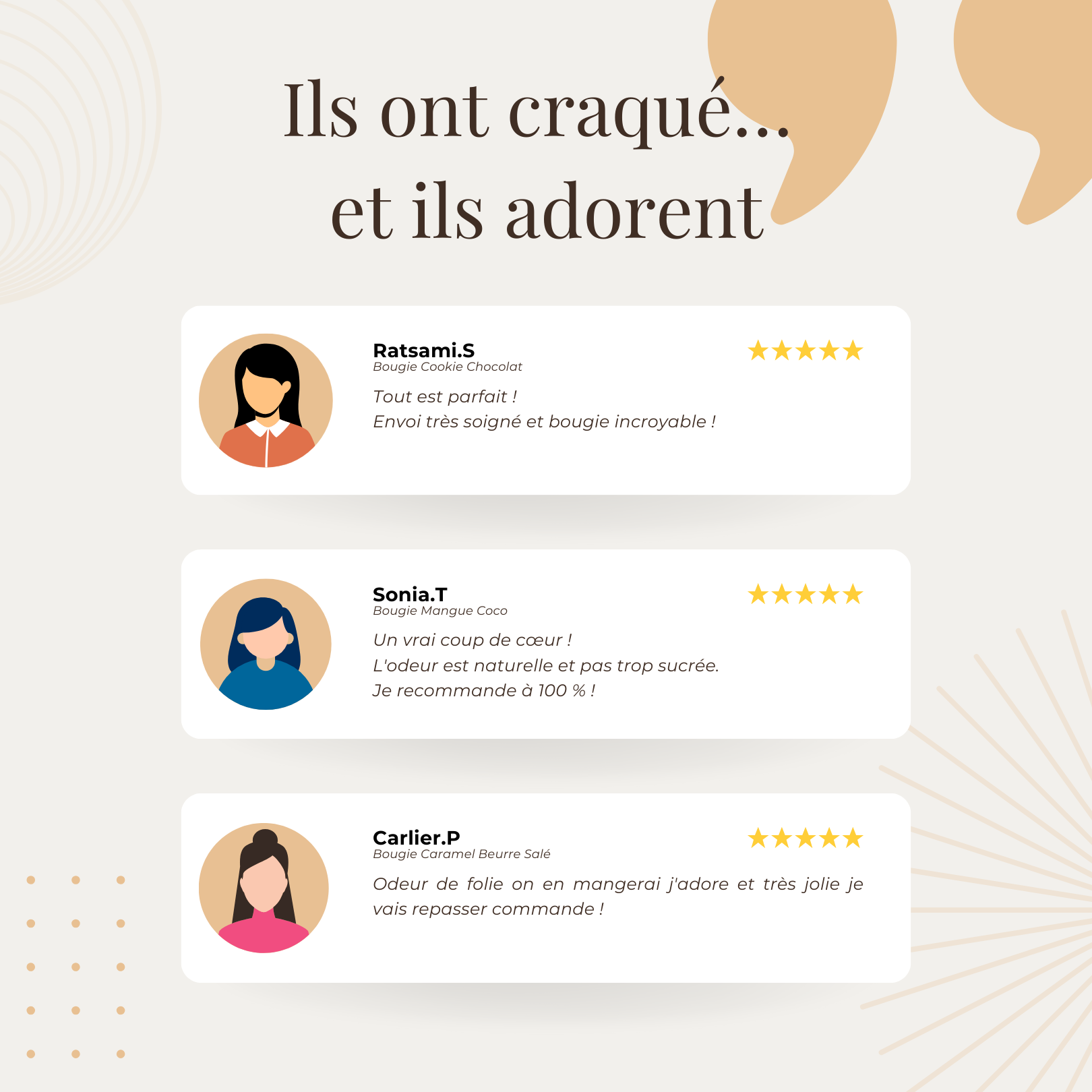 Bougie Parfumée - Pomme d'Amour