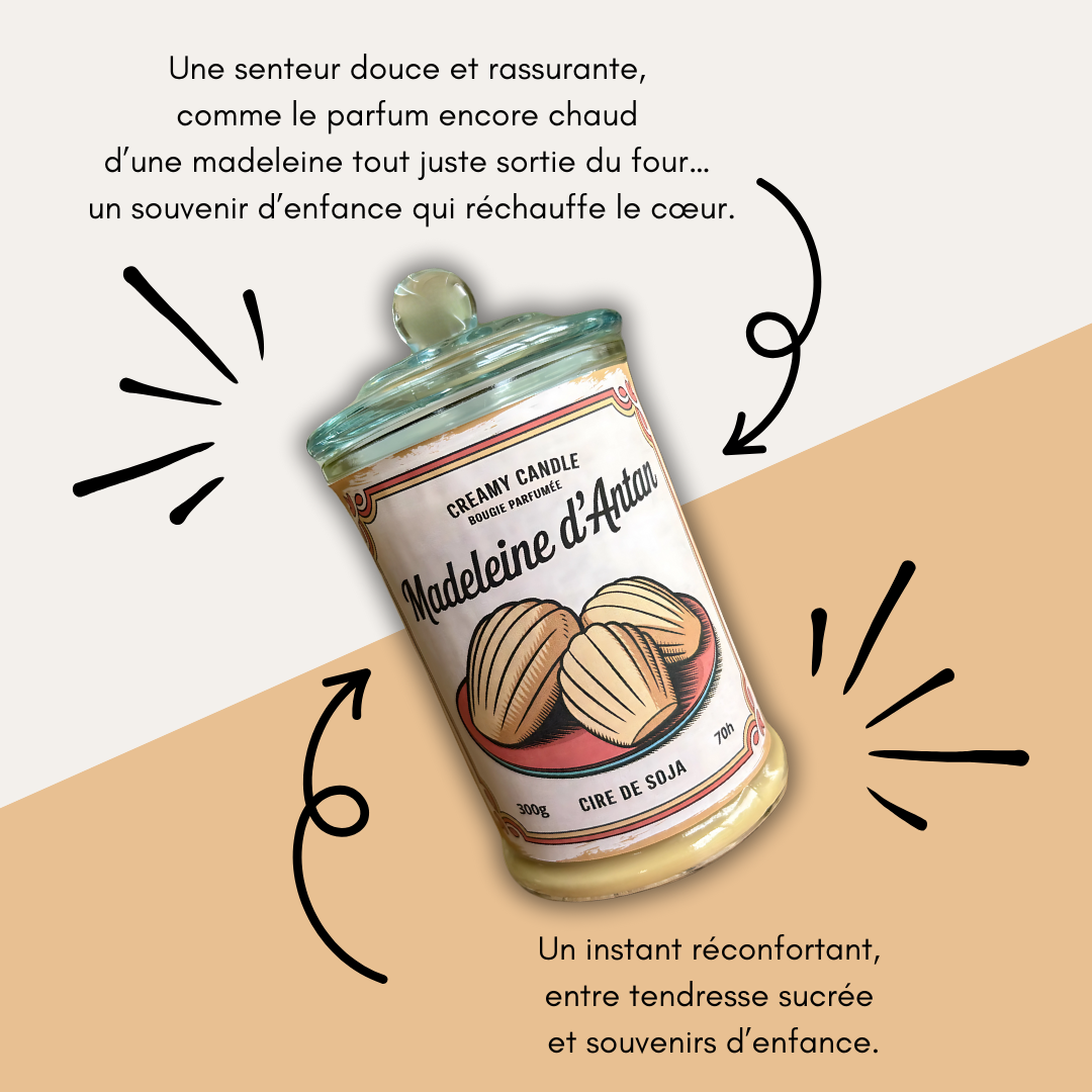 Bougie Parfumée - Madeleine d'Antan