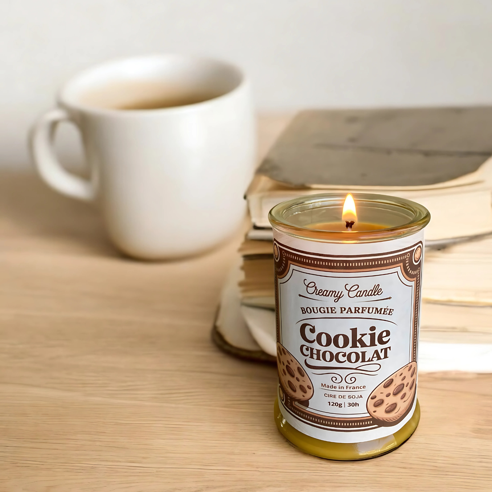 Bougie Parfumée - Cookie Chocolat