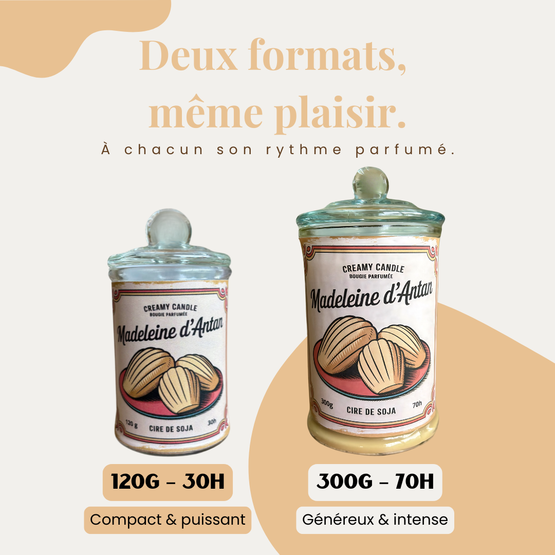 Bougie Parfumée - Madeleine d'Antan