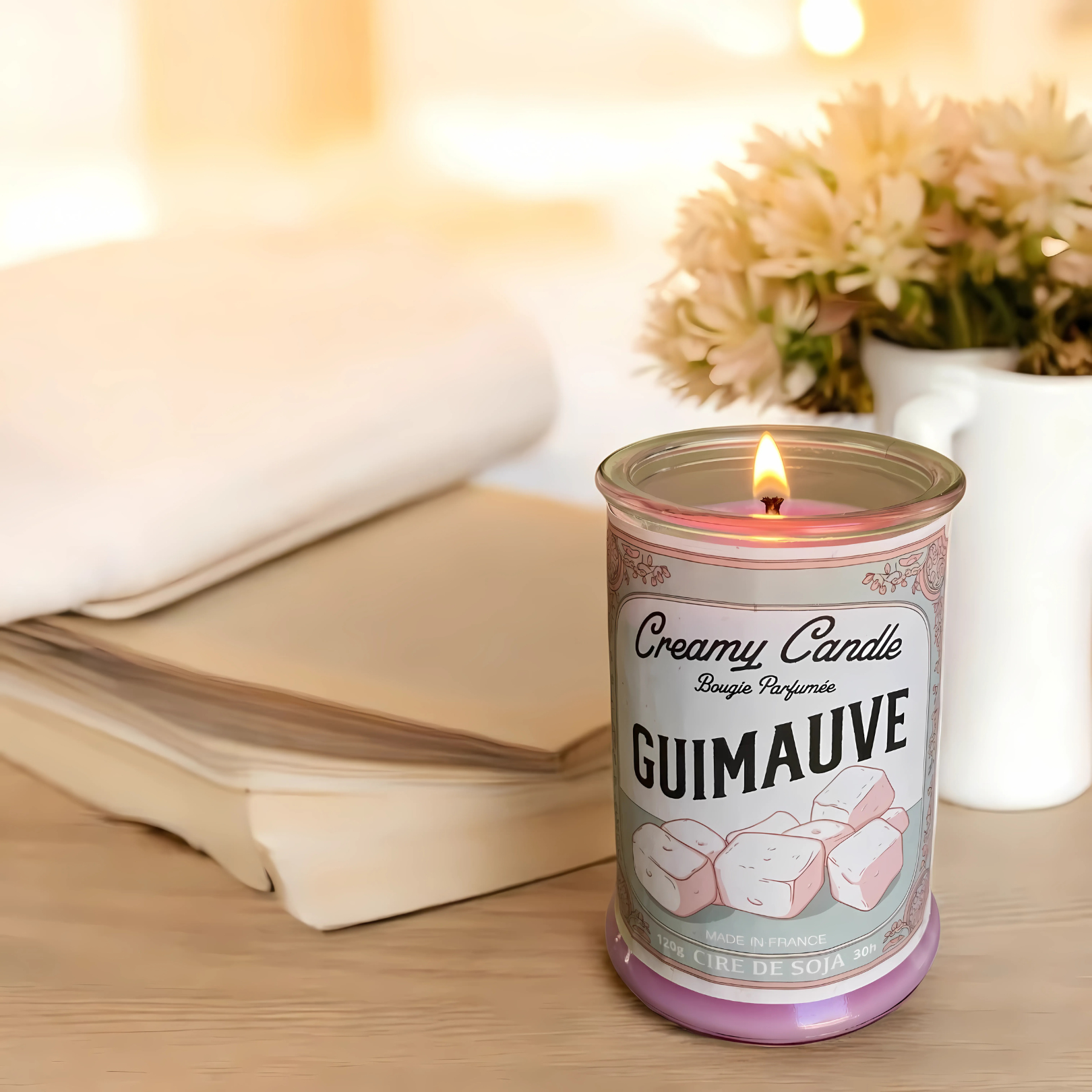 Bougie Parfumée - Guimauve