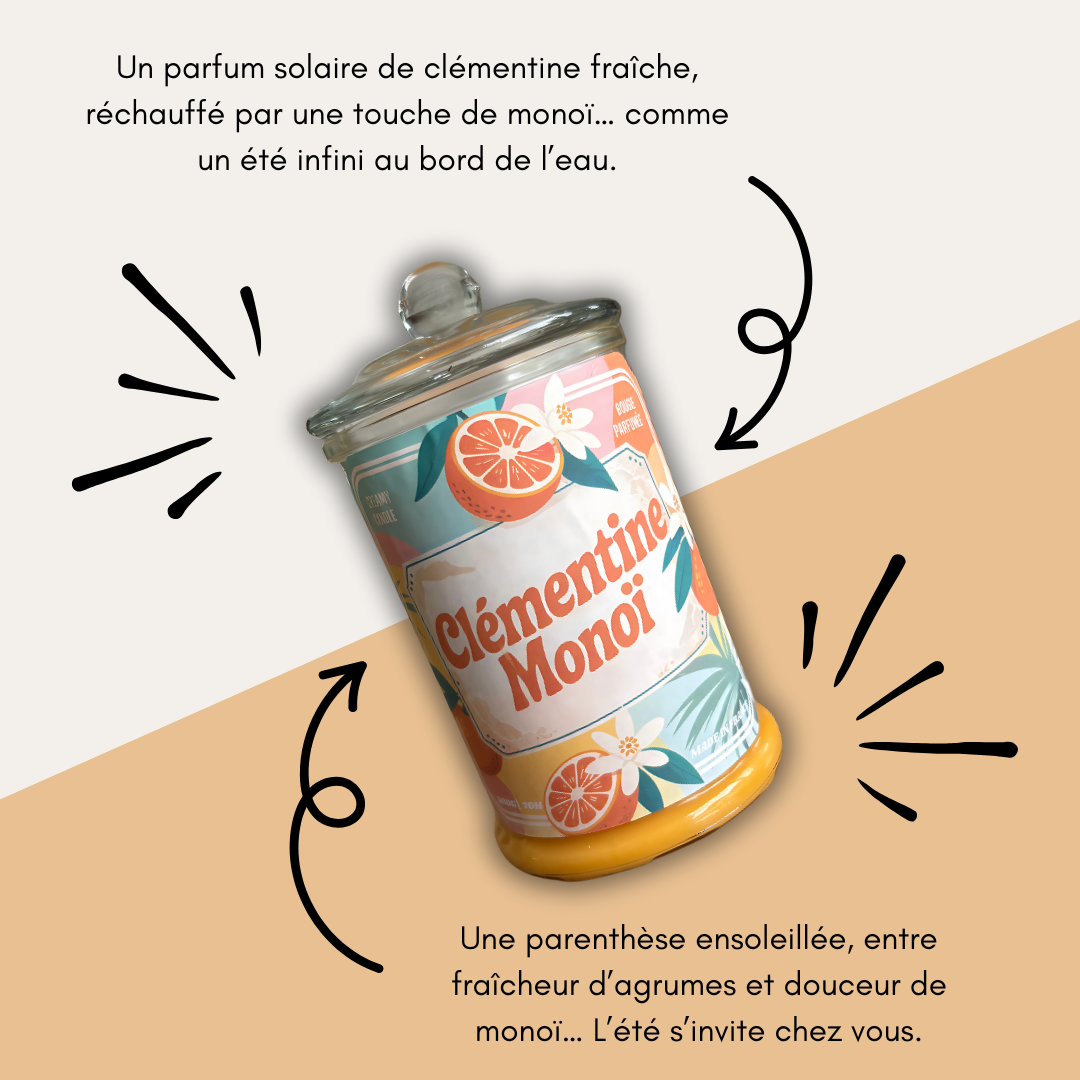 Bougie Parfumée - Clémentine Monoï