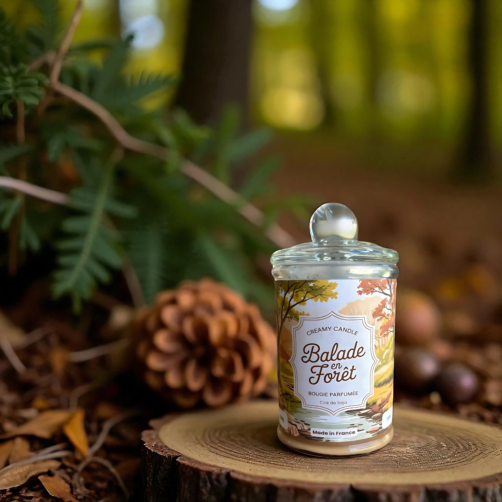 Bougie Parfumée - Balade en Forêt