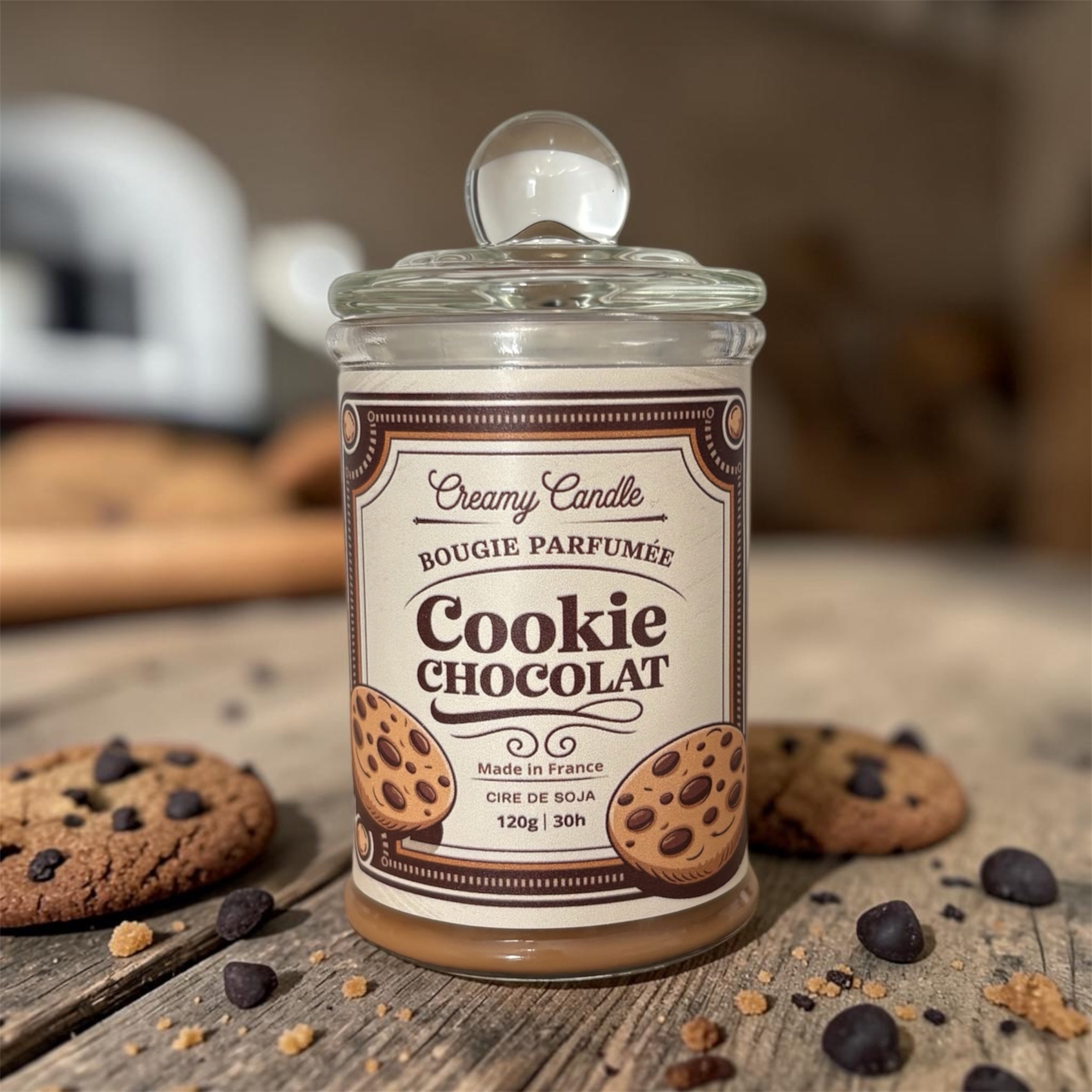 Bougie Parfumée - Cookie Chocolat