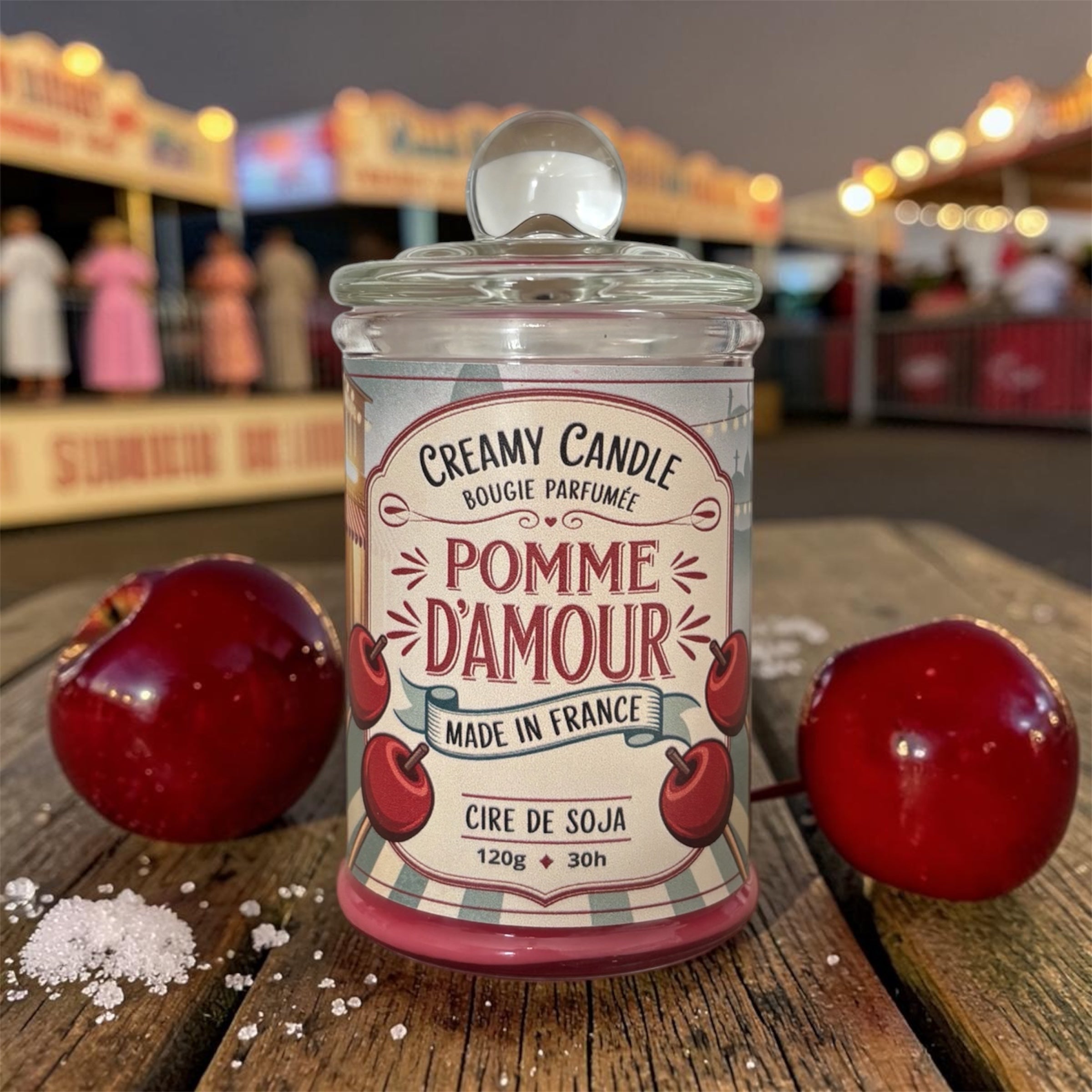 Bougie Parfumée - Pomme d'Amour