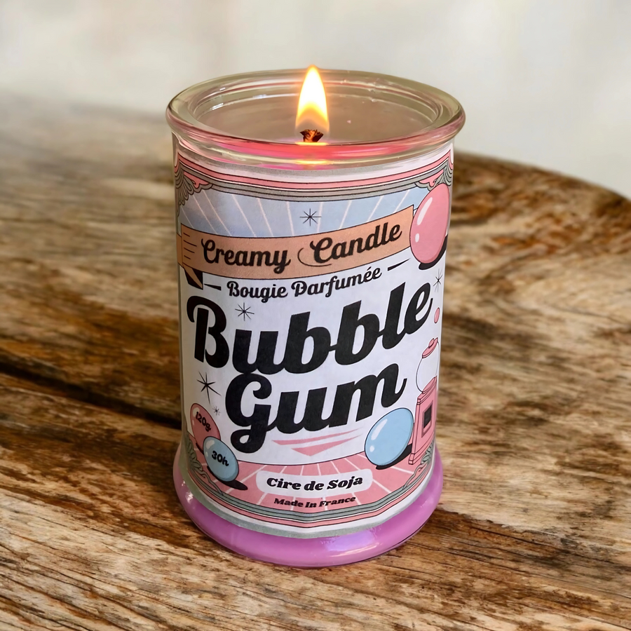 Bougie Parfumée - Bubble Gum - Tarif Pro