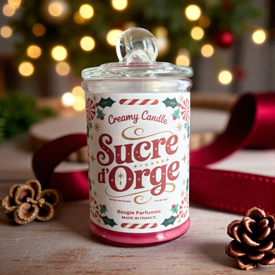 Bougie Parfumée - Sucre d'Orge