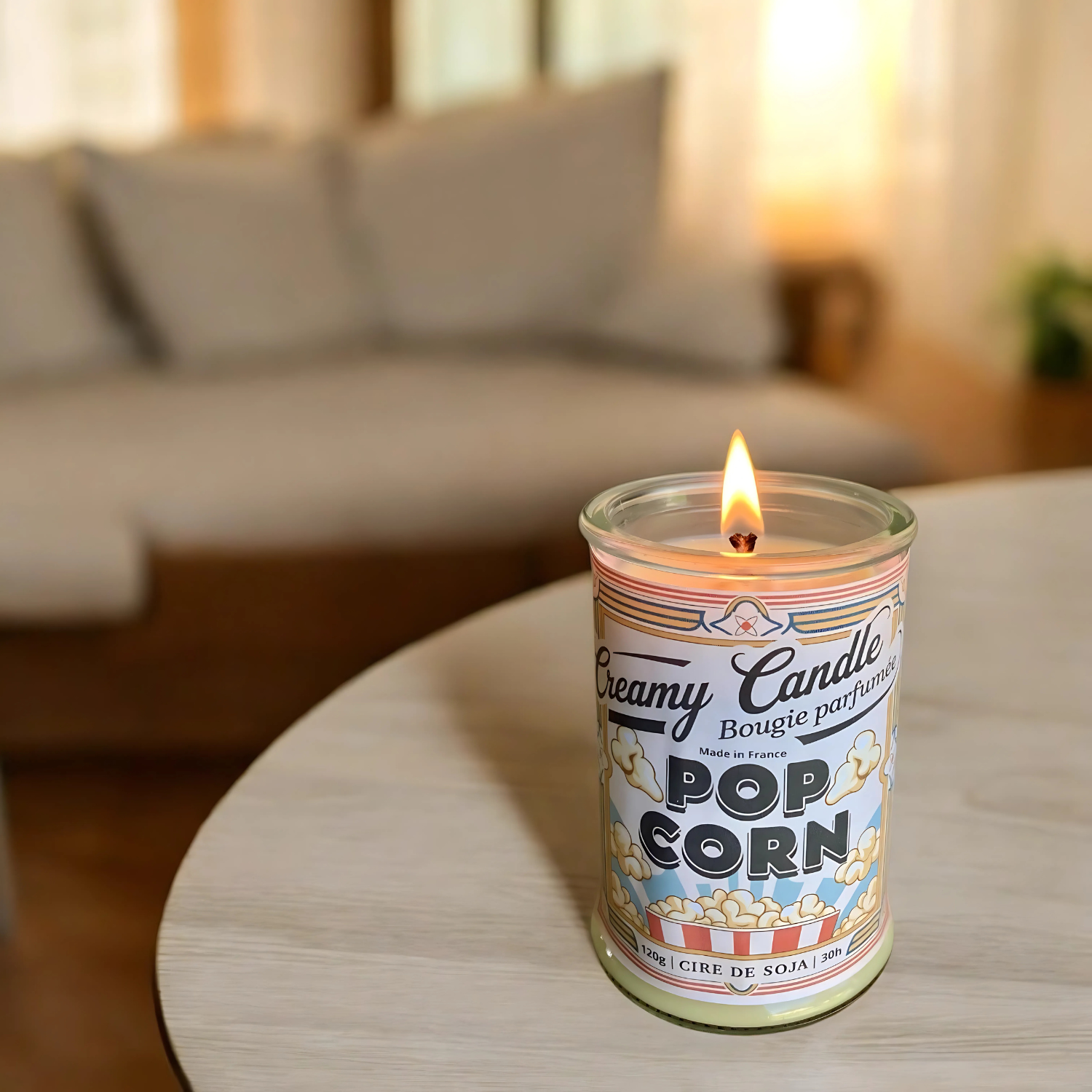 Bougie Parfumée - Pop Corn