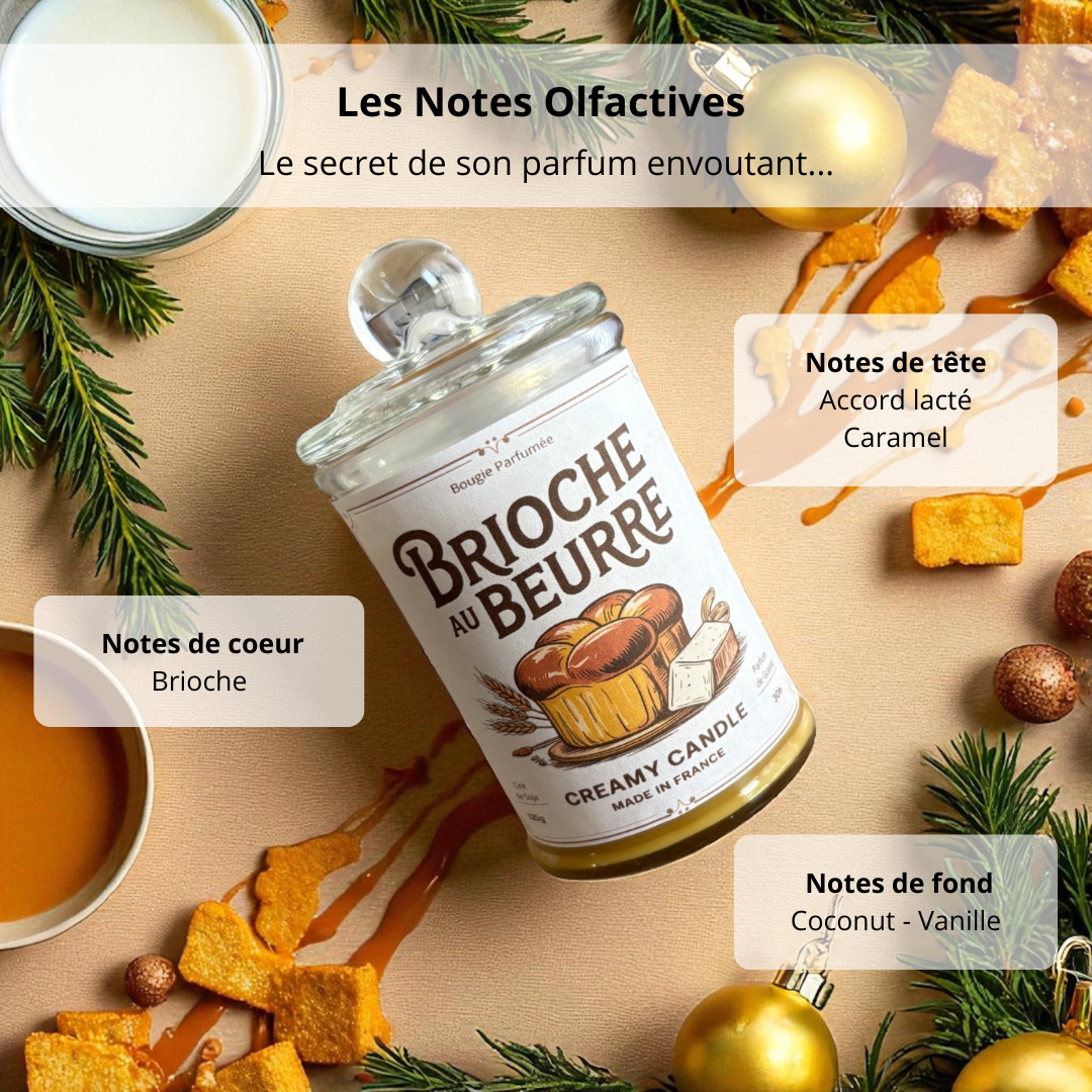 Bougie Parfumée - Brioche au Beurre