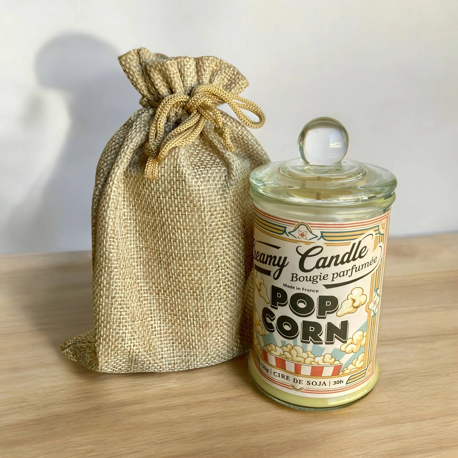 Bougie Parfumée - Pop Corn