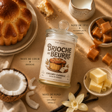 Bougie parfumée Brioche au Beurre avec ses notes olfactives de brioche, caramel, vanille et noix de coco