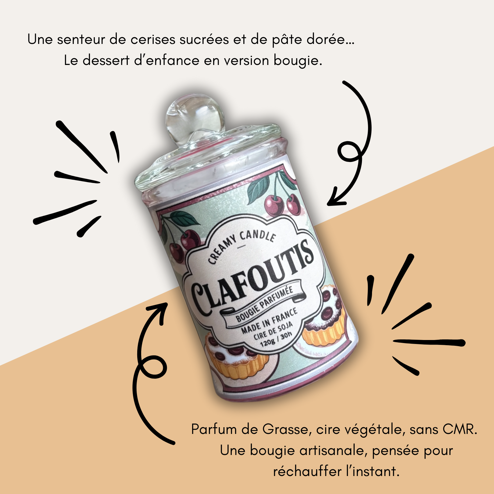 Bougie Parfumée - Clafoutis