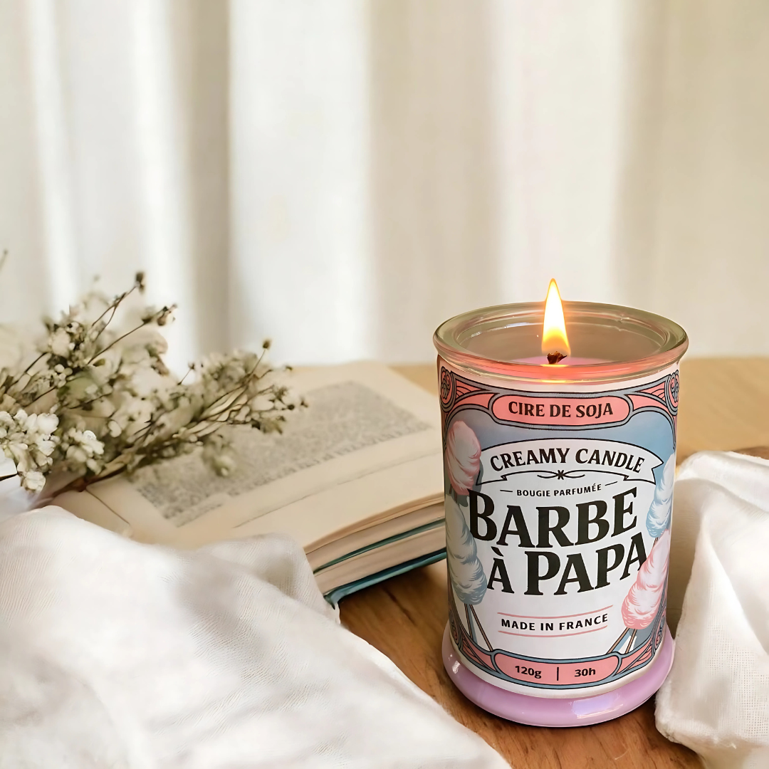 Bougie Parfumée - Barbe à Papa