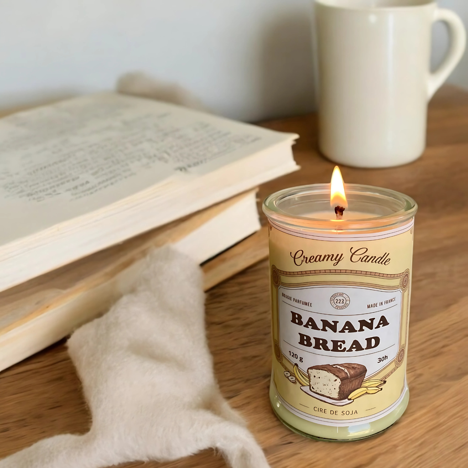 Bougie Parfumée - Banana Bread