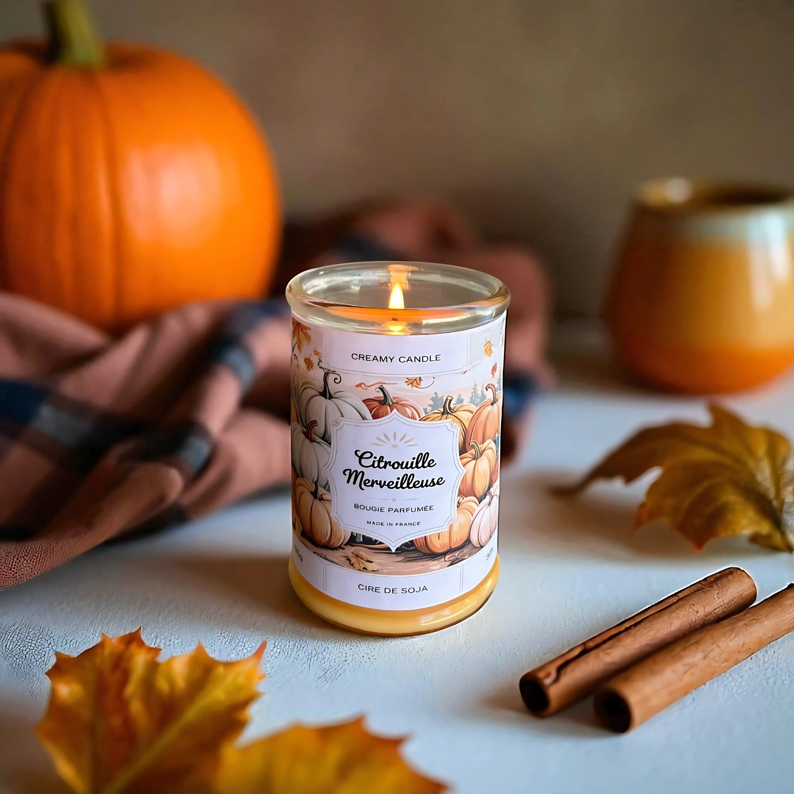 Bougie Parfumée - Citrouille Merveilleuse