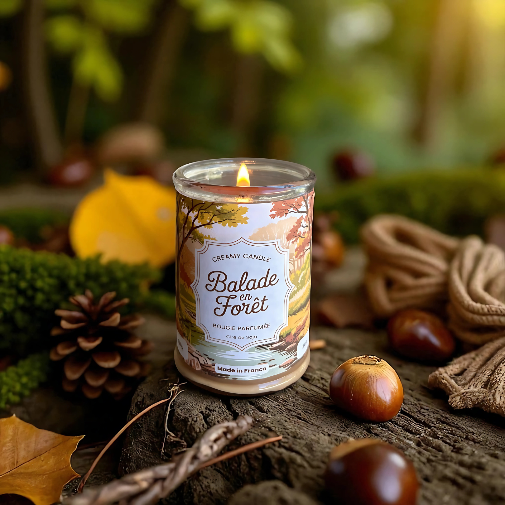 Bougie Parfumée - Balade en Forêt