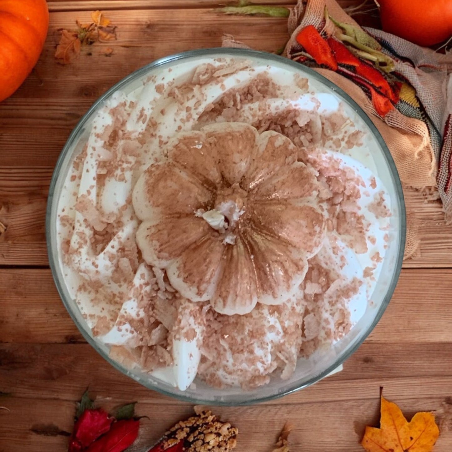 Bougie Citrouille Blanche Ambrée