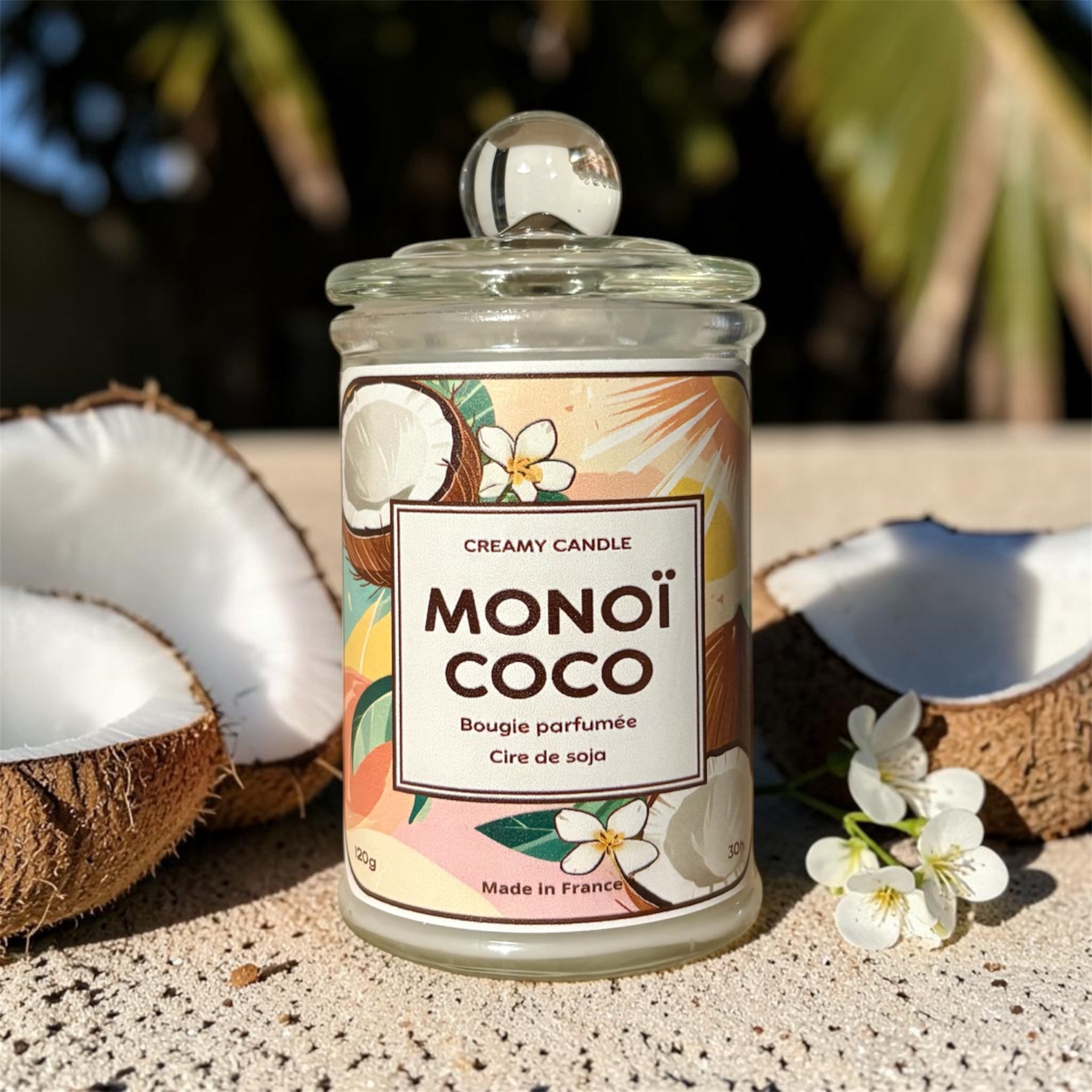 Bougie Parfumée - Monoï Coco