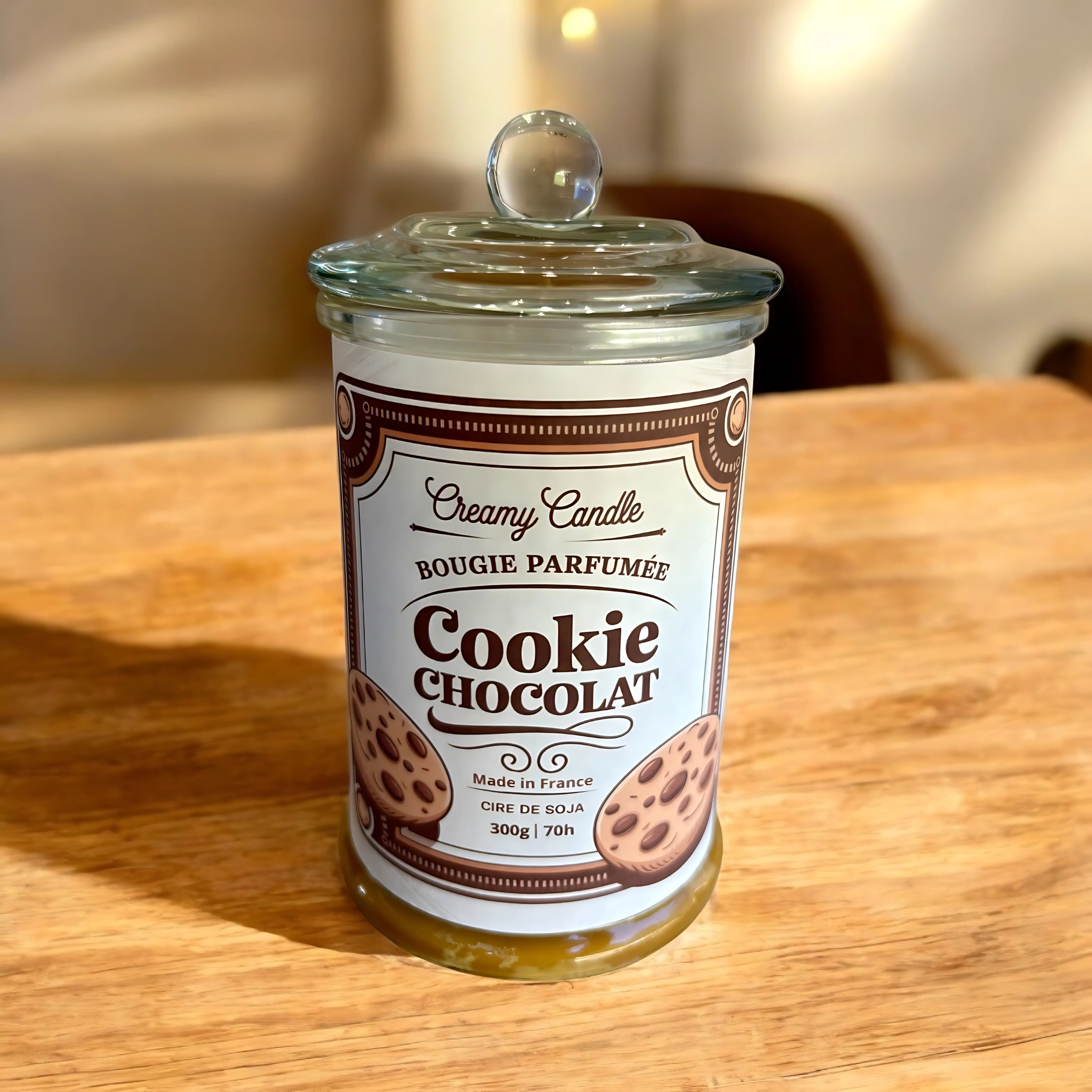 Bougie Parfumée - Cookie Chocolat
