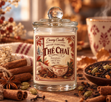 Bougie parfumée artisanale Thé Chaï - Cire de soja - Parfum de Grasse